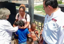 Two U.S. children found begging for money in Nuevo Laredo; DIF intervenes.